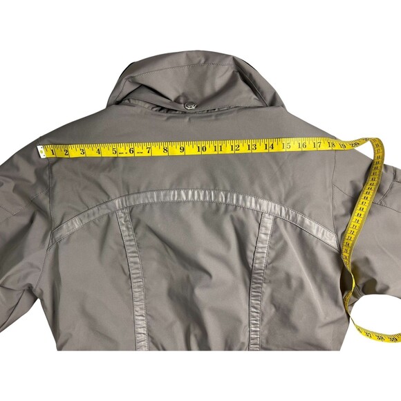 Nils Women's Heavy Winter Coat Size 10 Taupe Belted Insulated Snow Ski Coat - Picture 12 of 16